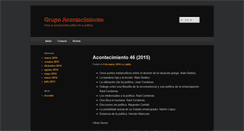 Desktop Screenshot of grupoacontecimiento.com.ar