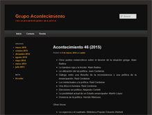 Tablet Screenshot of grupoacontecimiento.com.ar